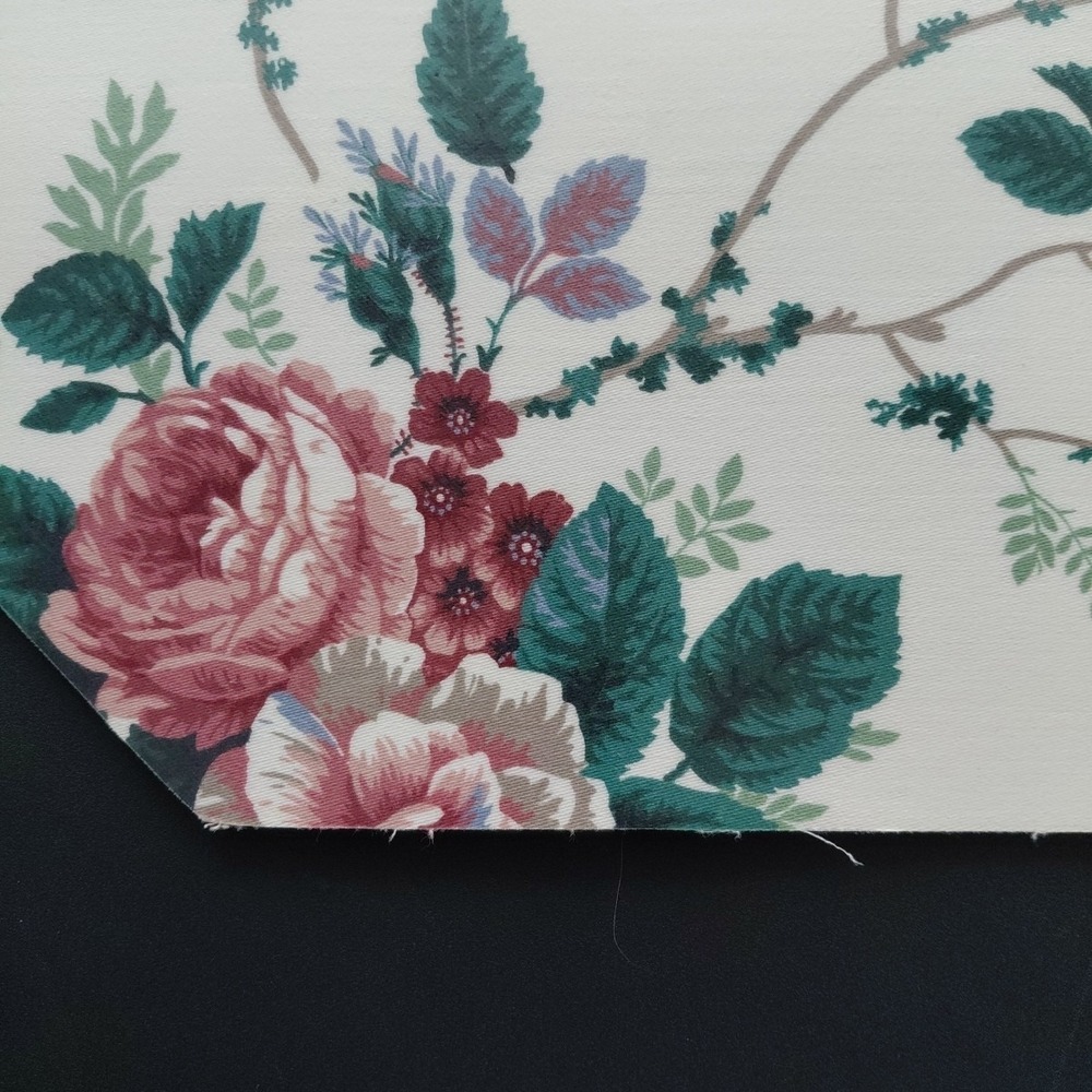 6 VTG Placemats Vinyl Cabbage Rose Grapevine Teatime Cottagecore Girly Homestead - Picture 11 of 16